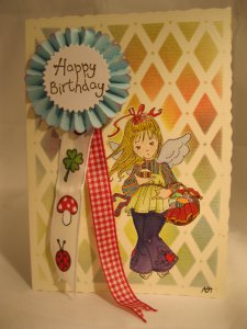 Geburtstagskarte - Cupcake Girl